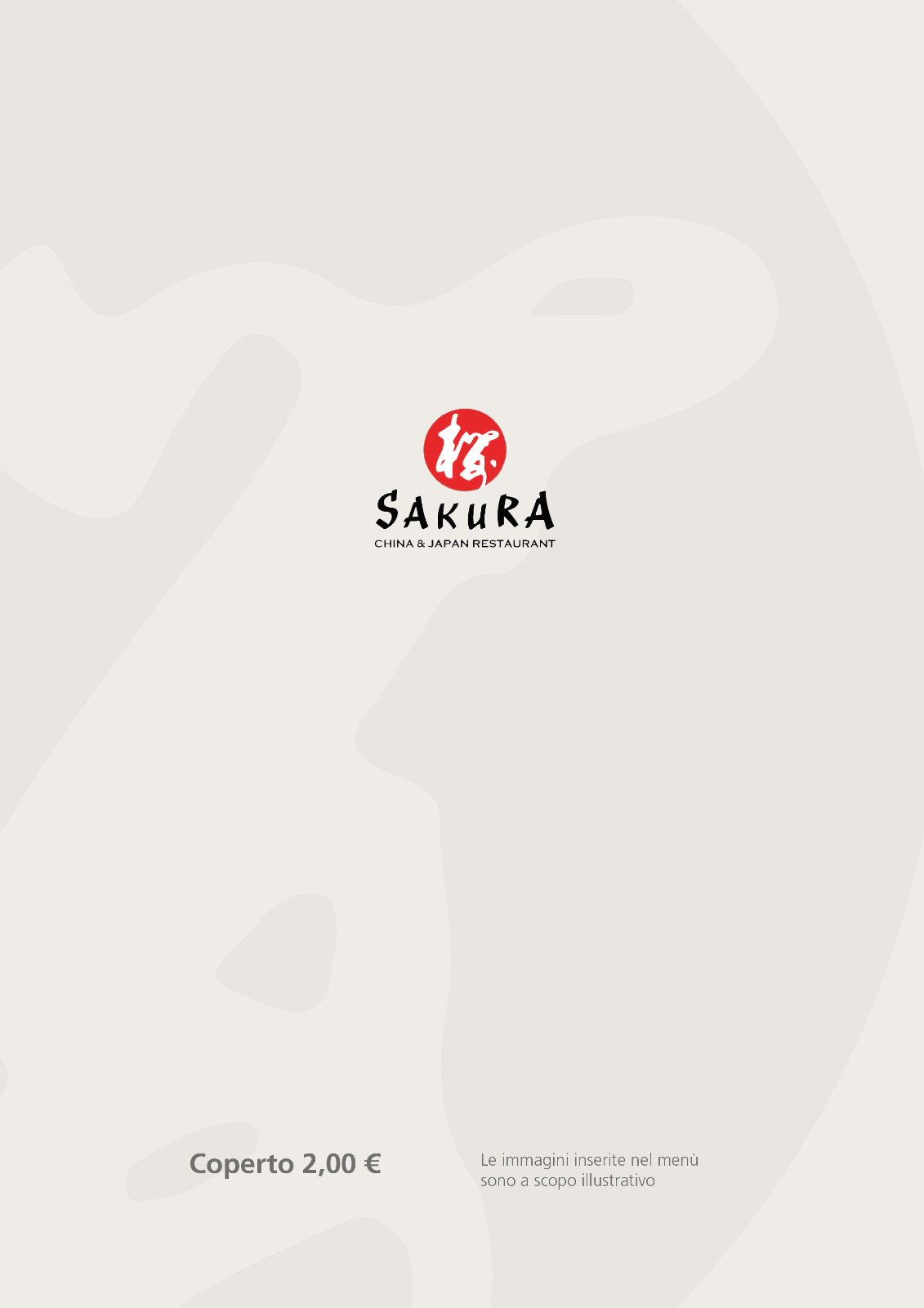 Menù alla Carta Sakura Cene Bergamo